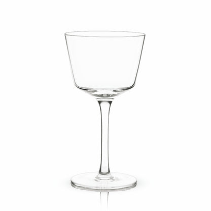 Viski® Angled Crystal Nick & Nora Glass