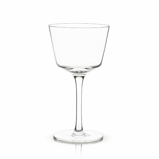 Viski® Angled Crystal Nick & Nora Glass