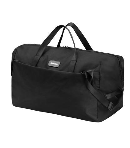 Black Waste2Gear Overnight Duffel Bag