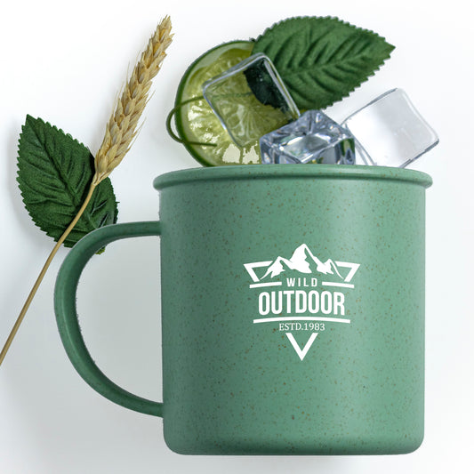 18 Oz Wheat Cup With Handle