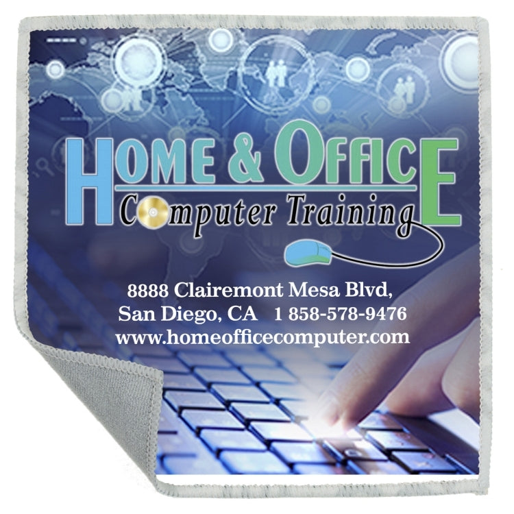 6" x 6" - “Toucan S” Full Color Import Air Ship Microfiber Cloth & Screen Cleaner