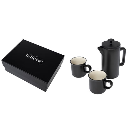 Highland porcelain french press coffee set
