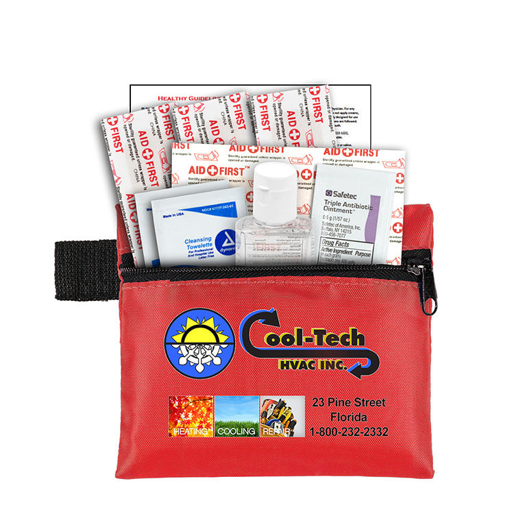 "SANITIME PLUS" 9 Piece Hand Sanitizer First Aid Kit