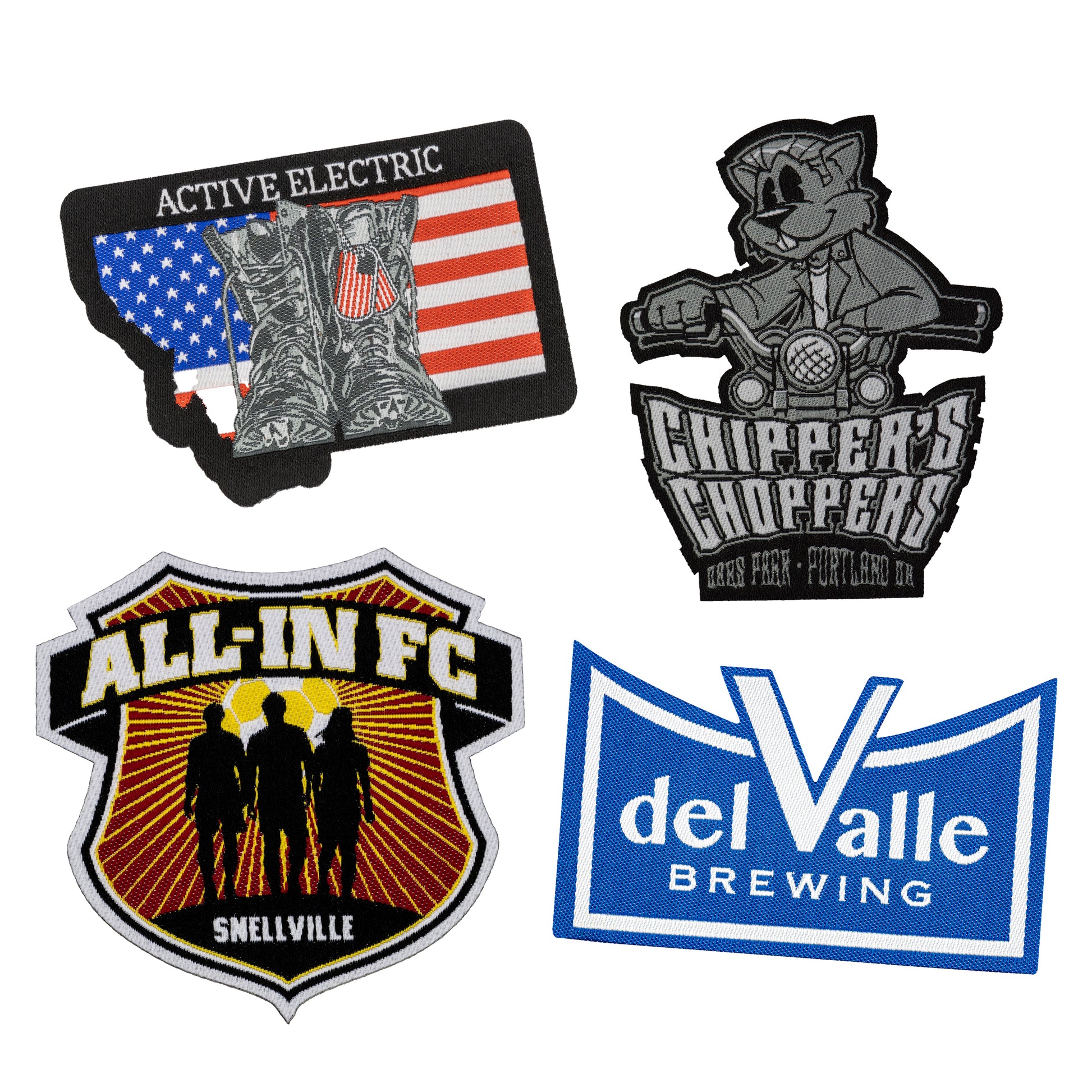Custom Woven Patches (4-1/2")
