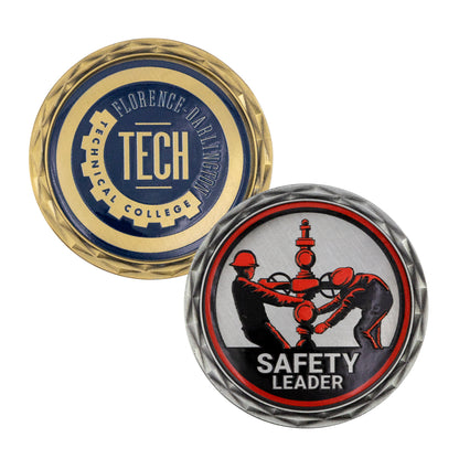 2" Speed Challenge Coin Diamond Border w/ 3D Texture Print