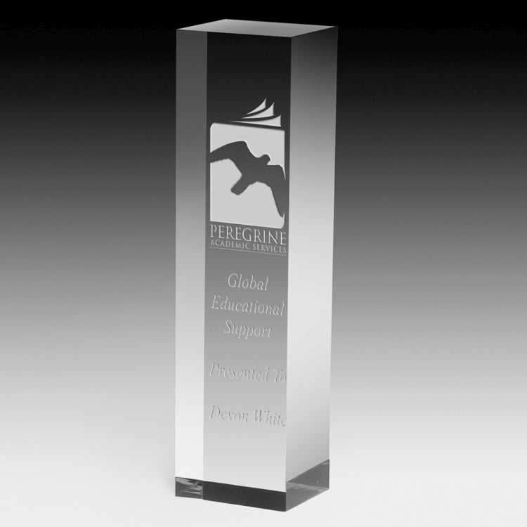 Screen Printed Monument Obelisk Award - 7 1/2"