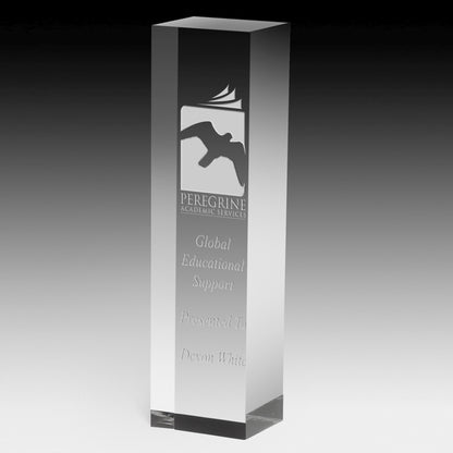 Screen Printed Monument Obelisk Award - 7 1/2"