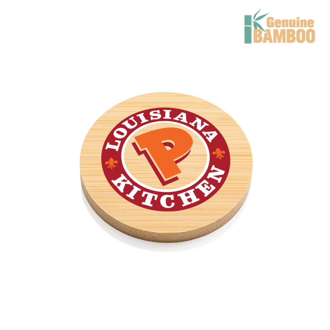 Yorkshire Bamboo VividPrint™ Coaster Set - Round
