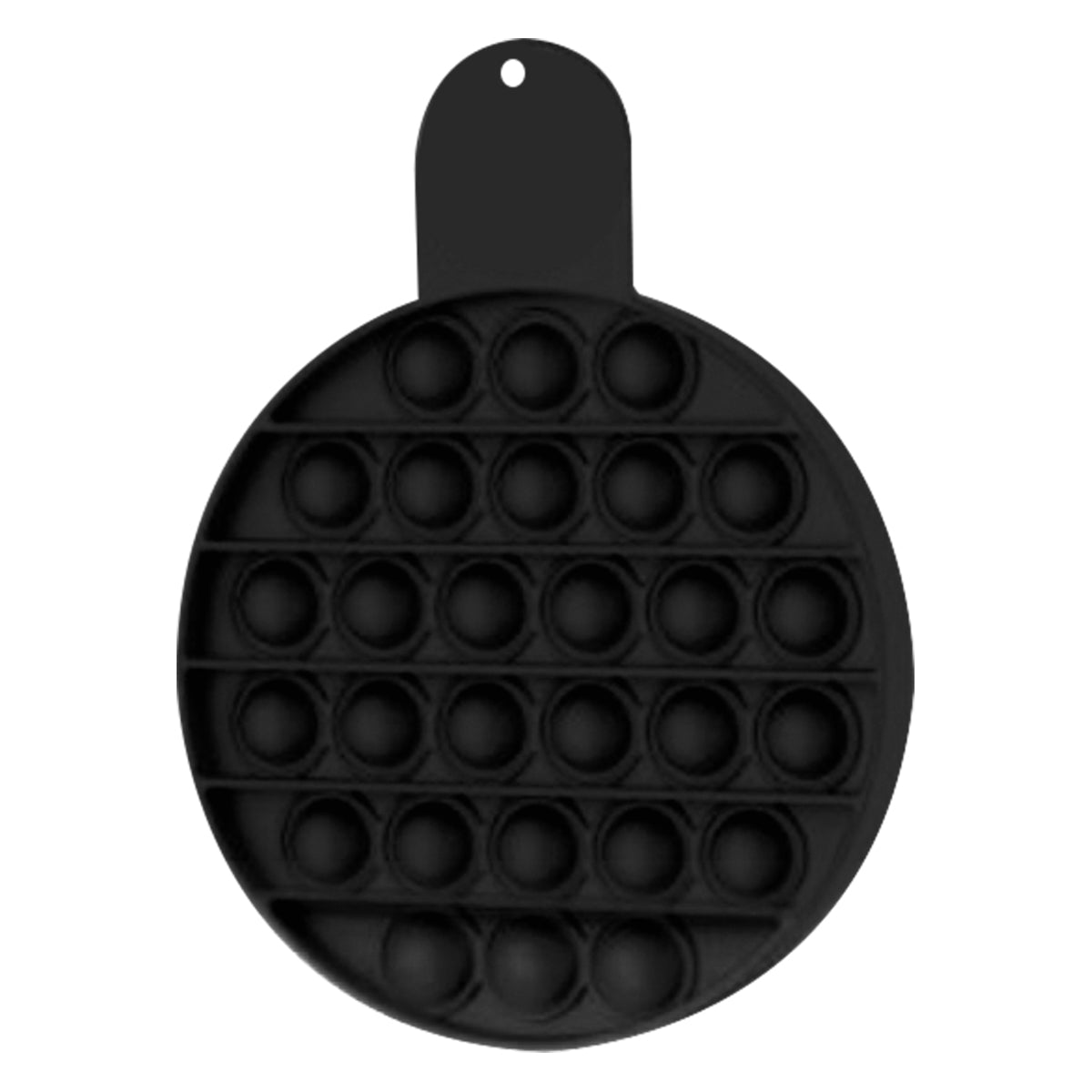 BLACK Push Pop Circle Stress Reliever Game