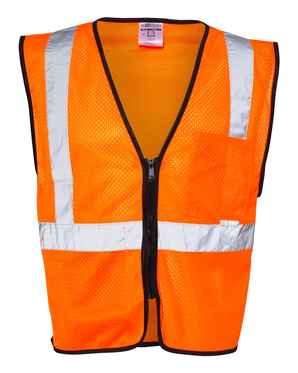 Unisex Double-Pocket Zippered Economy Class 2  Vest - 1537-1538