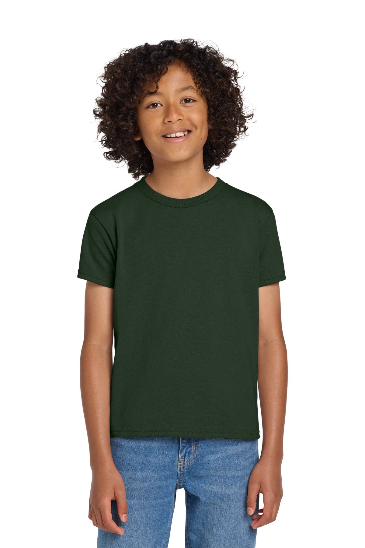 SanMar 8000B_forestgreen_model_front.jpg