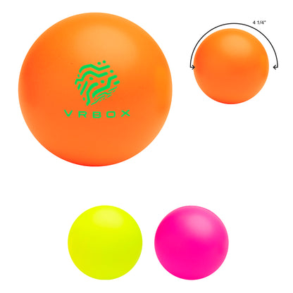 NEON ORANGE Neon Stress Ball Reliever