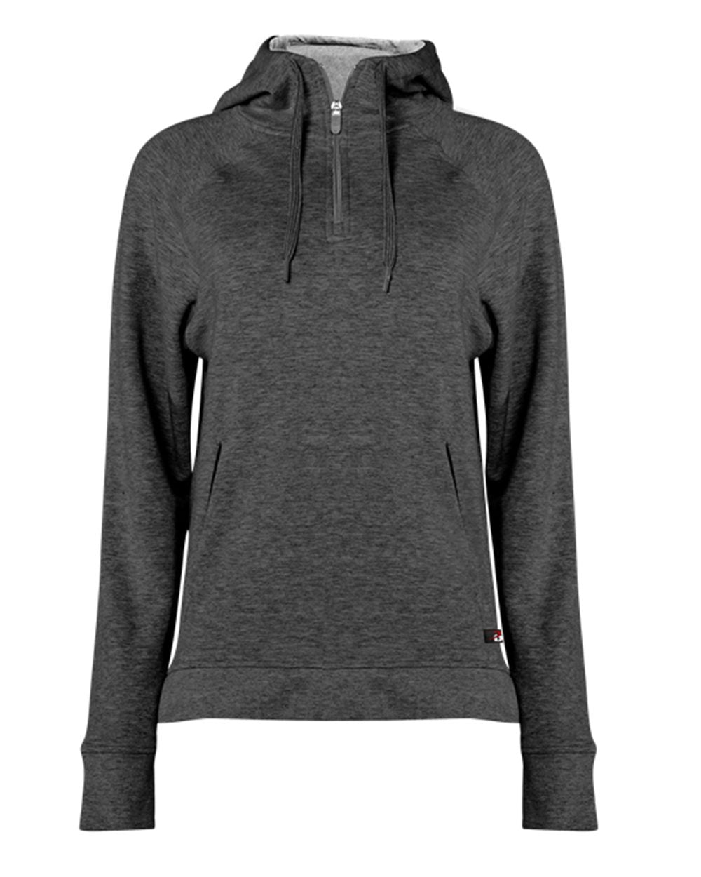 Women's FitFlex French Terry Quarter-Zip Hooded Pullover - 1051