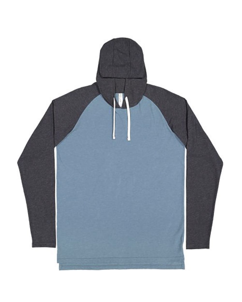 Men's Fine Jersey Hooded Long Sleeve Raglan T-Shirt - 6917