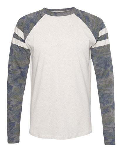 Unisex Fine Jersey Mash Up Long Sleeve Tee - 6934