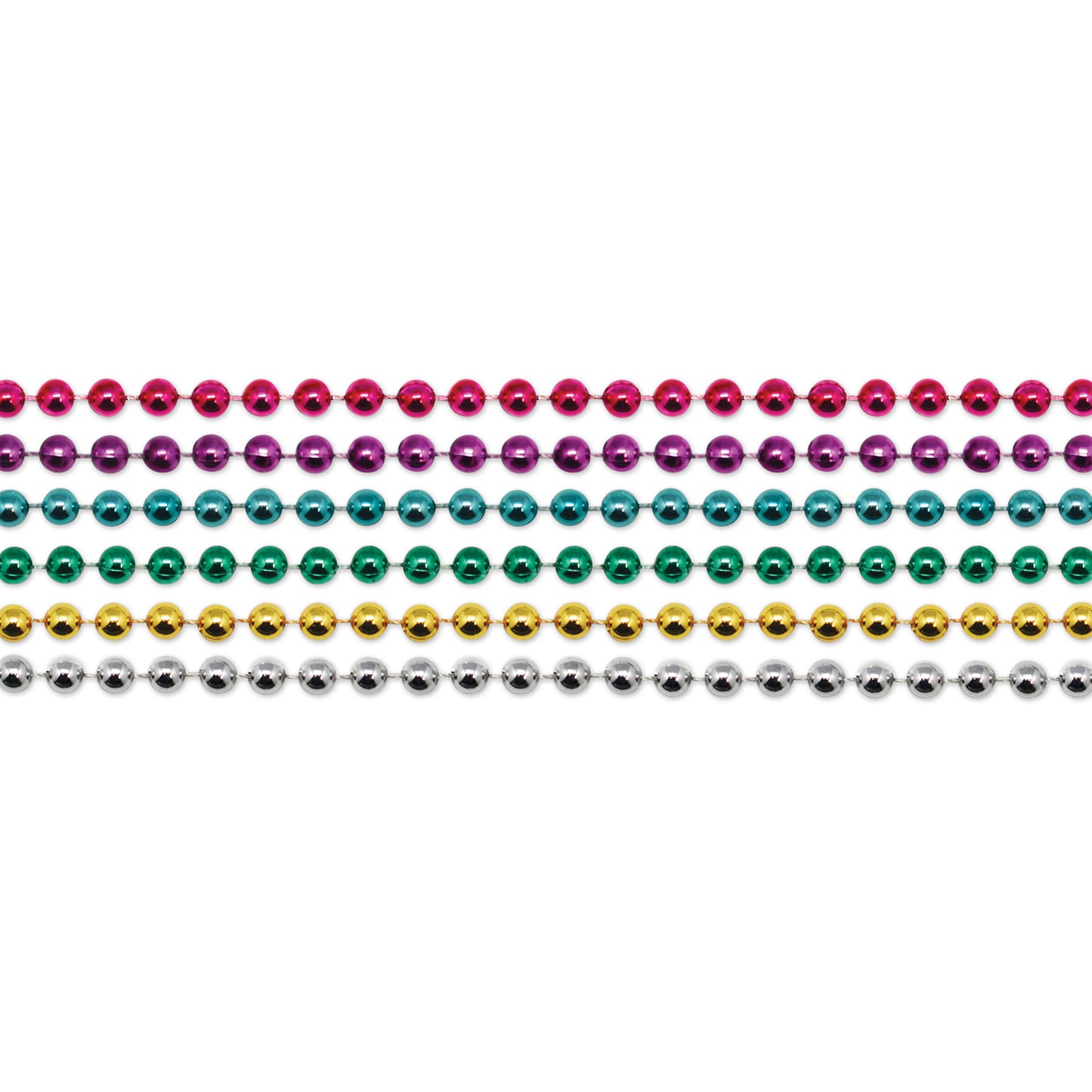Multicolor 7.5 Mm Bead Necklace - Assorted Colors