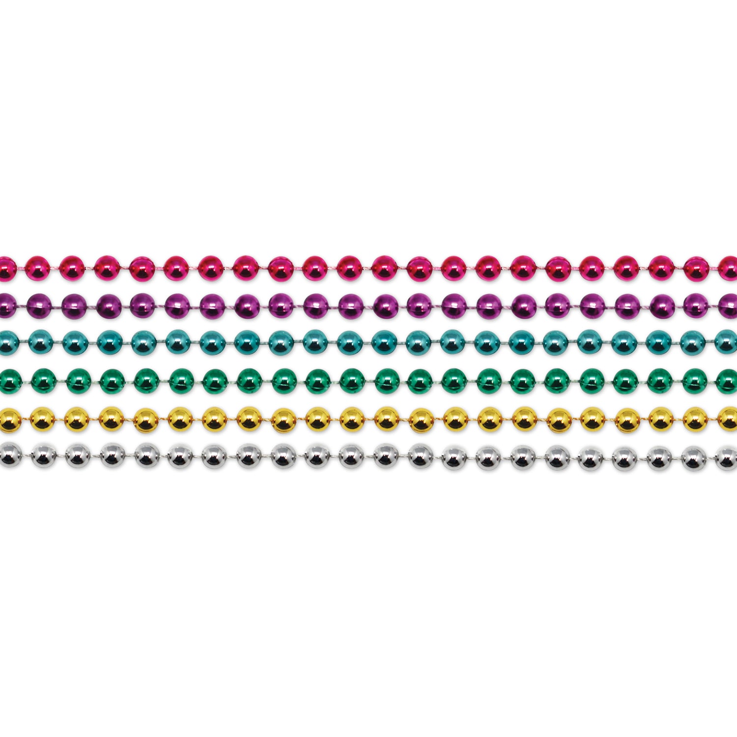 Multicolor 7.5 Mm Bead Necklace - Assorted Colors
