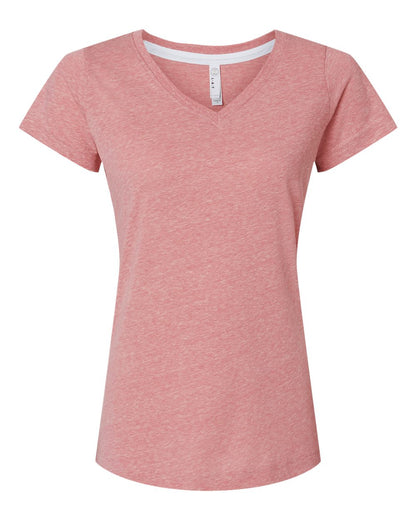 Women's Harborside Mélange V-Neck Tee - 3591