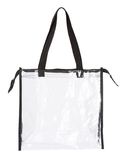 OAD Clear Zippered Tote with Full Gusset - OAD5006