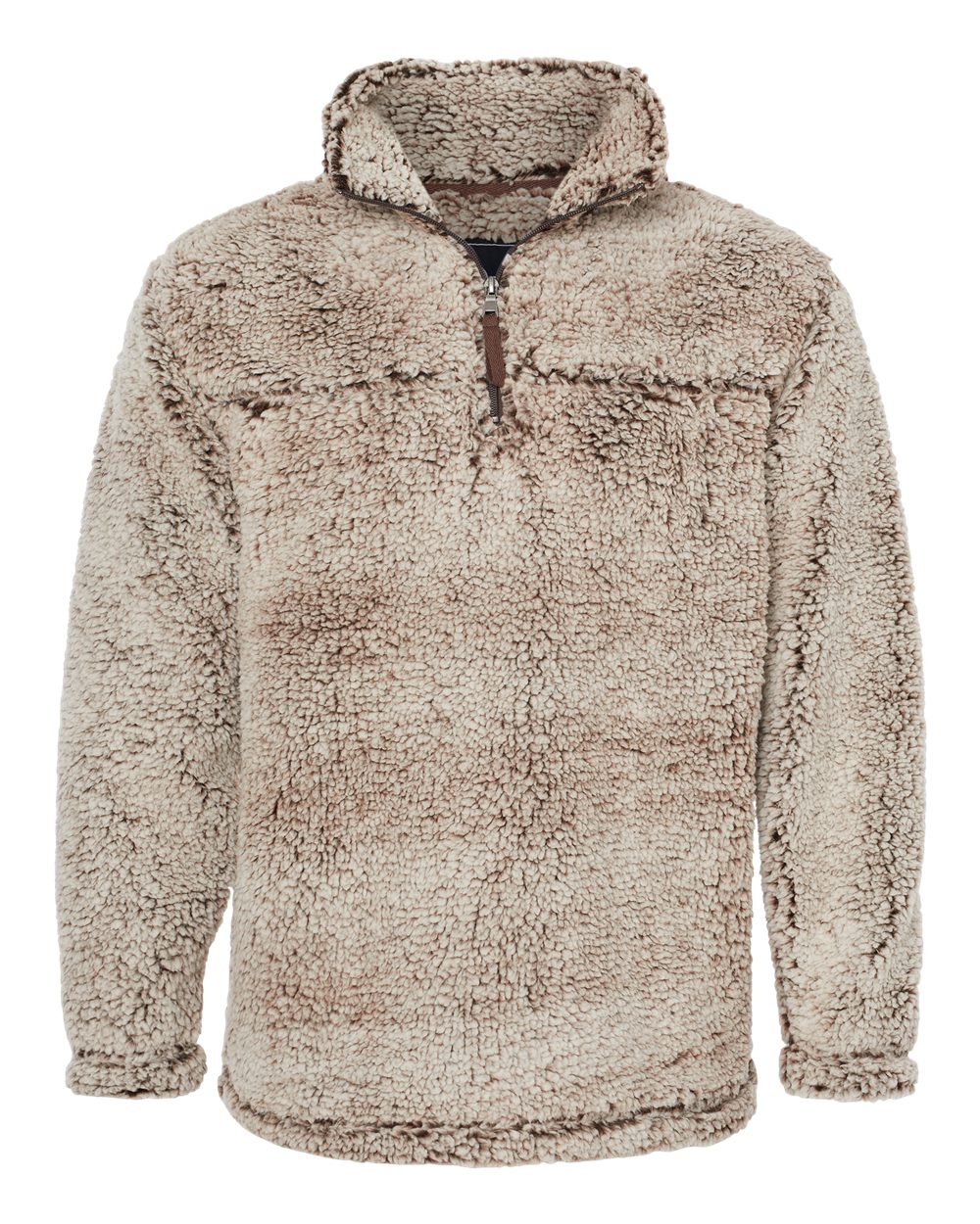Unisex Sherpa Fleece Quarter-Zip Pullover - Q10