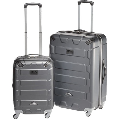 Front View of Gray High Sierra®  2pc Hardside Luggage Set