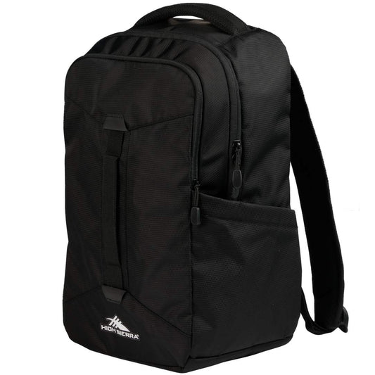 Front View of Black High Sierra Recycled Everyday Pack