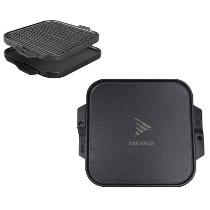 Lodge® 10.5" Cast Iron Reversible Grill / Griddle