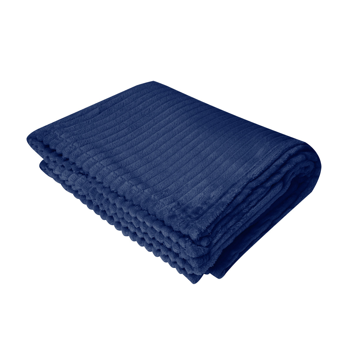 Raleigh Recycled Ribbed Flannel Blanket