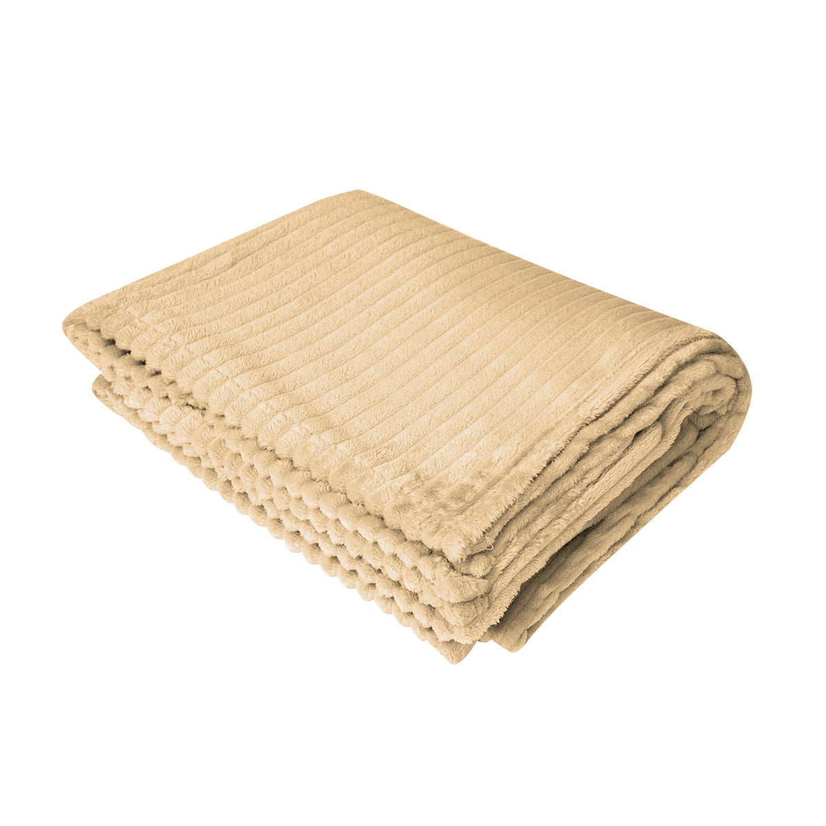 Raleigh Recycled Ribbed Flannel Blanket