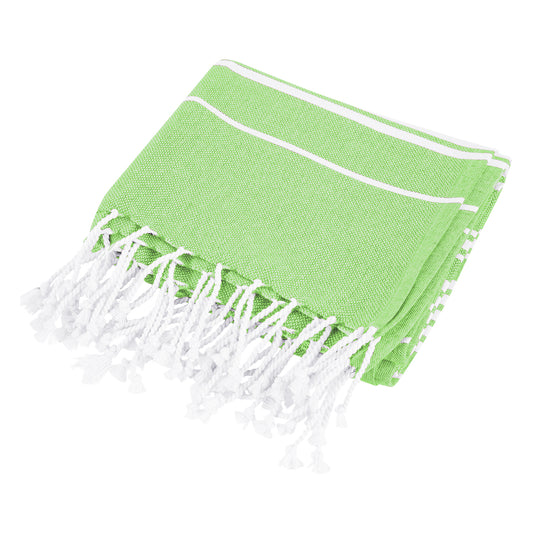 Recycled Beach Blanket With Tassel Fringe
