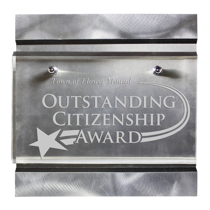 Acclaim Plaque - 4 Color Process - (9" x 9")