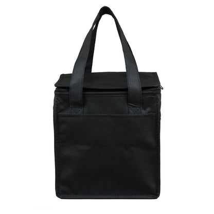 8"W x 8-1/2”H x 6”Gusset - "SUPER FROSTY" Insulated Food Delivery Bag – Lunch Size Tote