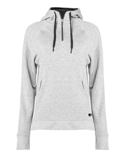 Women's FitFlex French Terry Quarter-Zip Hooded Pullover - 1051