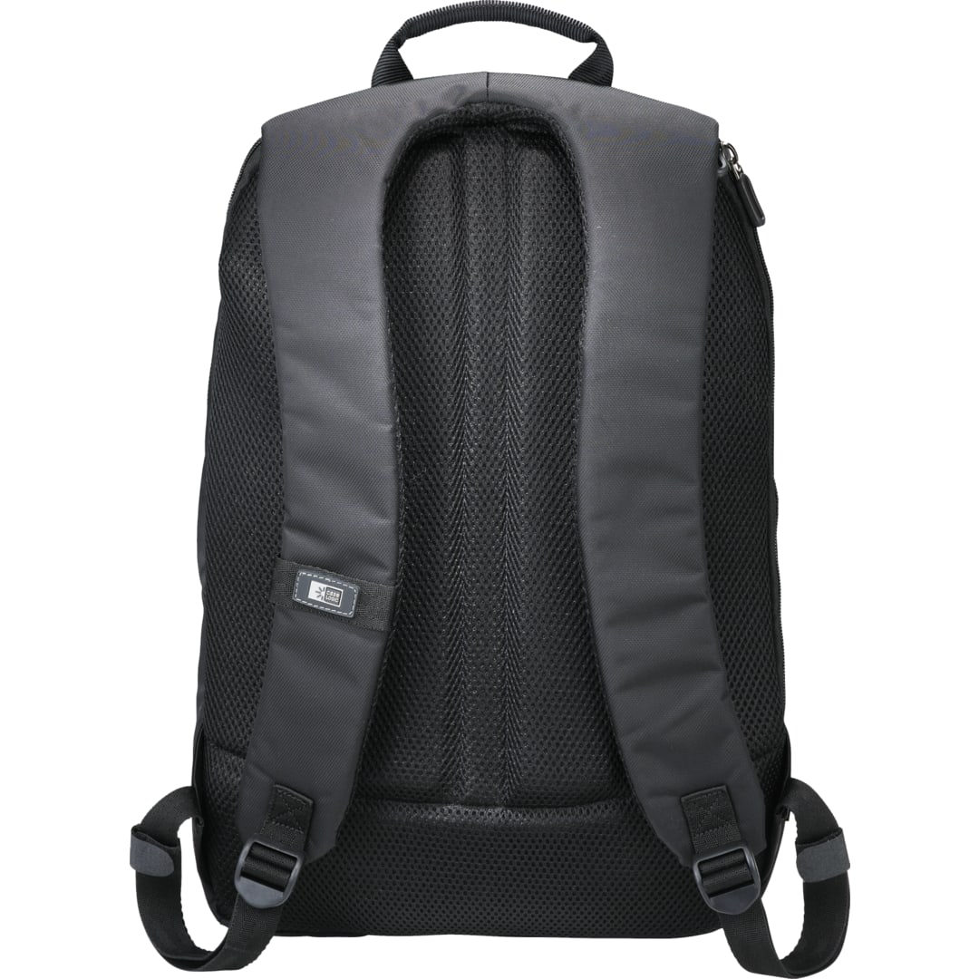 Front View of Black Case Logic 15" Computer and Tablet Backpack