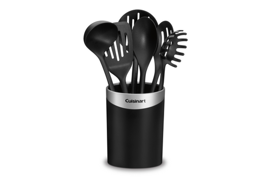 Cuisinart Crock with Curve Handle Tools (Set of 7)