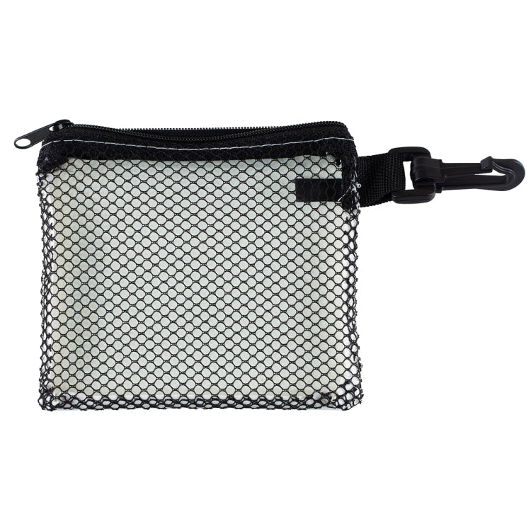 “TechMesh Wired” Mobile Tech Charging Cable Kit in Mesh Zipper Pouch Components inserted into Zipper