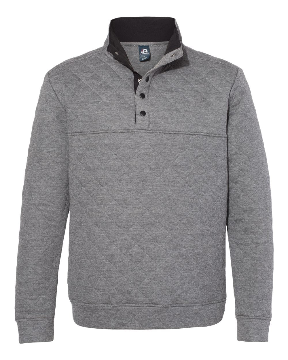 Men's Quilted Half-Snap Pullover - 8890