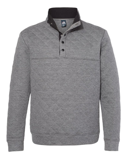 Men's Quilted Half-Snap Pullover - 8890