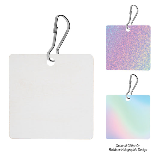 Acrylic Zipper Pull - Square