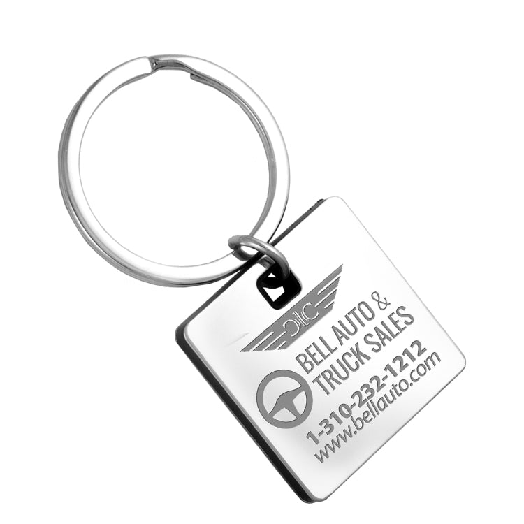 "Cube" Laser Engraved Metal Key Holder