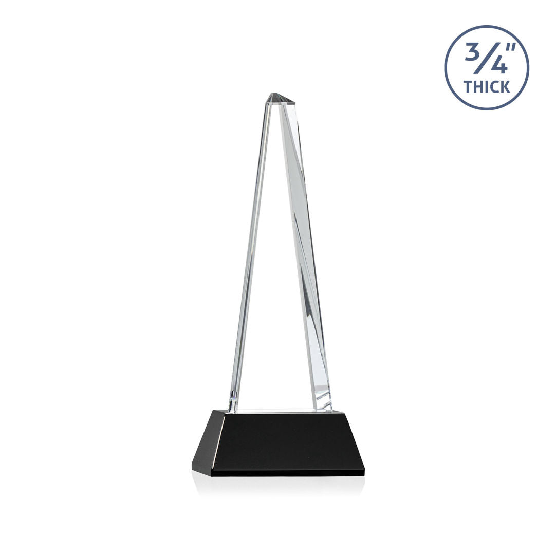 Majestic Tower Award on Newhaven Base - Black