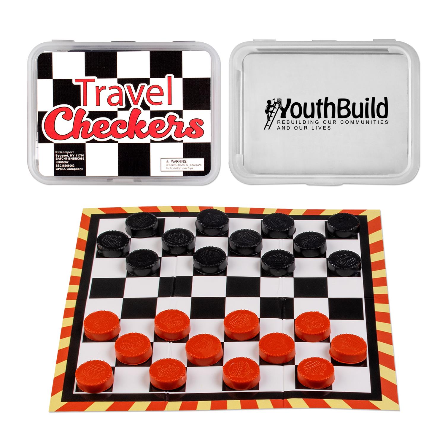 Multicolor Travel Checkers
