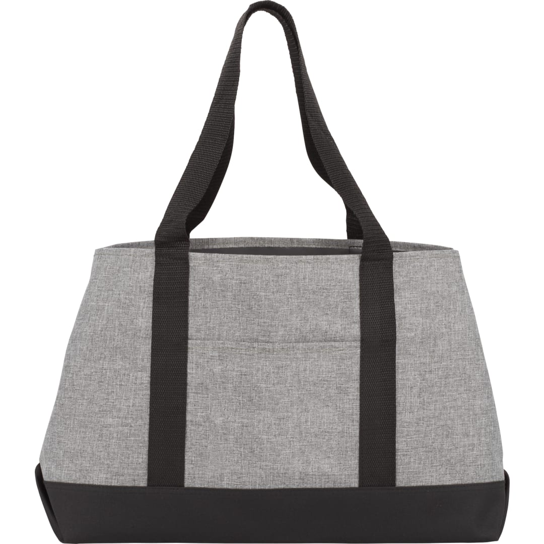 Front View of Gray Excel Sport Leisure Tote