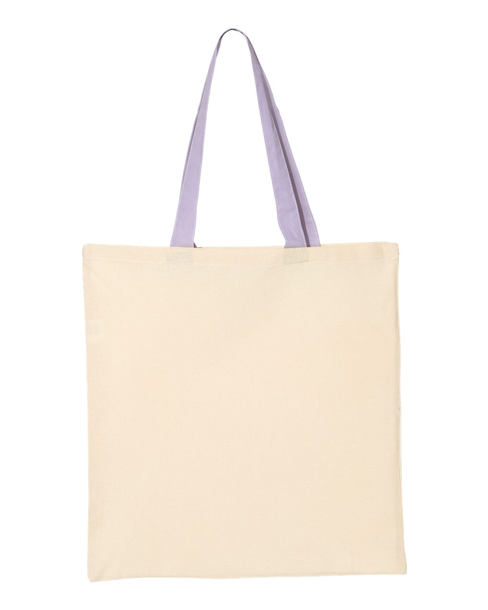 Economical Tote with Contrast-Color Handles - QTB6000