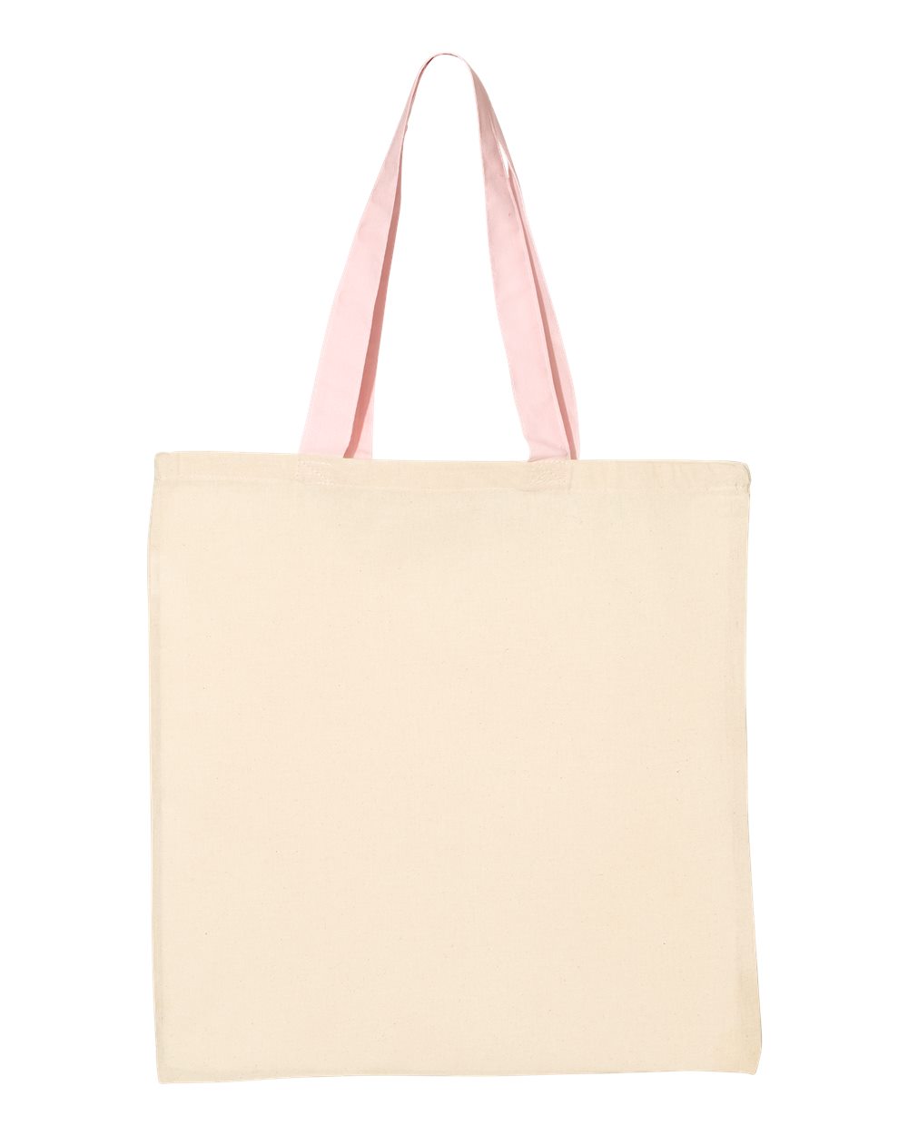 Economical Tote with Contrast-Color Handles - QTB6000