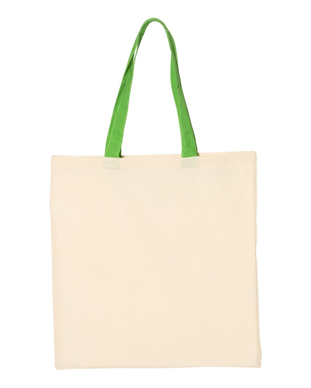 Economical Tote with Contrast-Color Handles - QTB6000