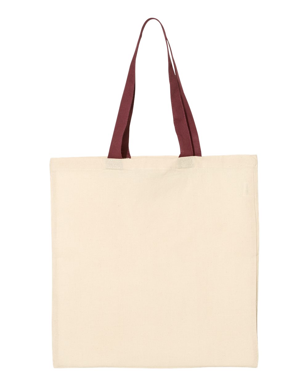 Economical Tote with Contrast-Color Handles - QTB6000