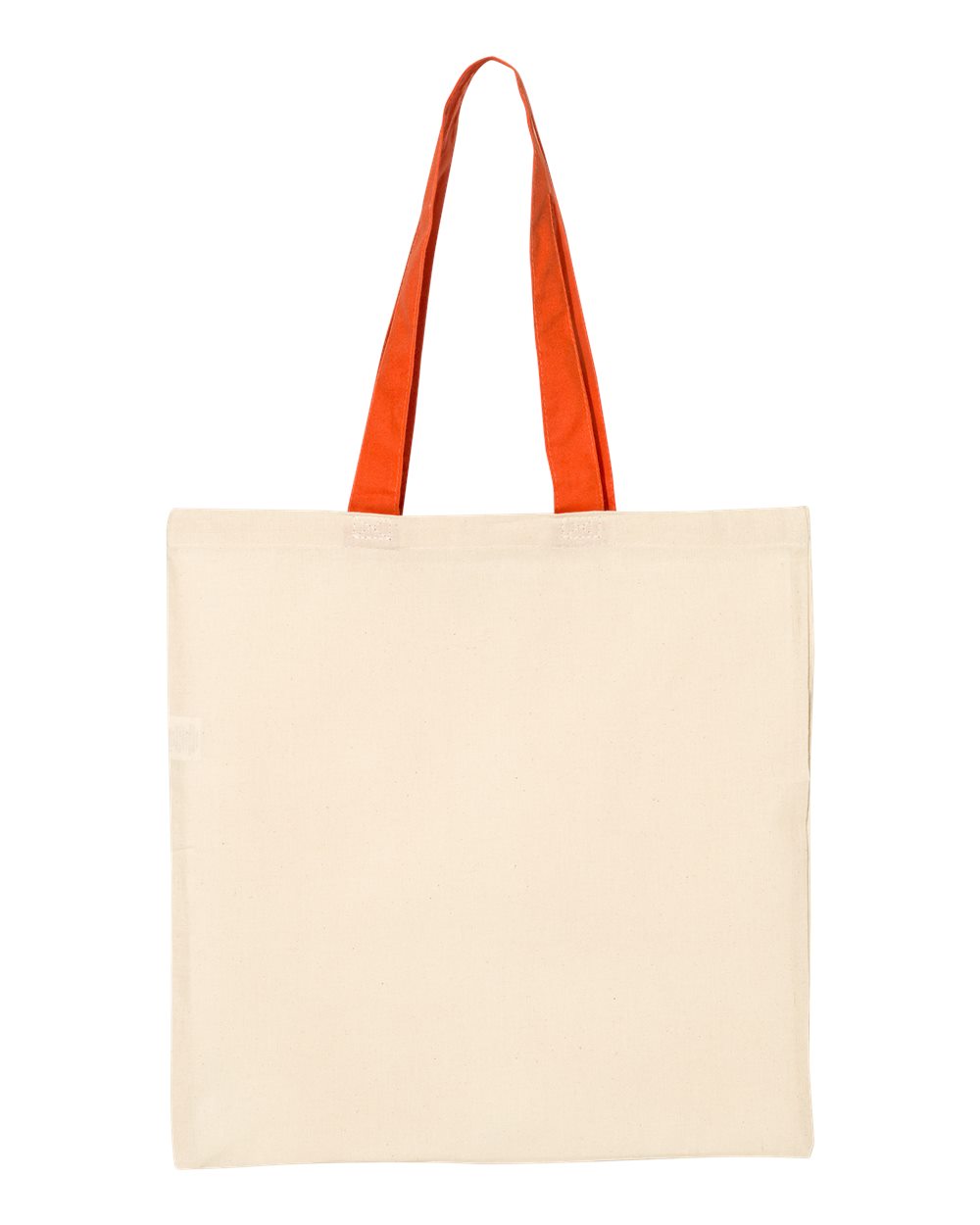 Economical Tote with Contrast-Color Handles - QTB6000