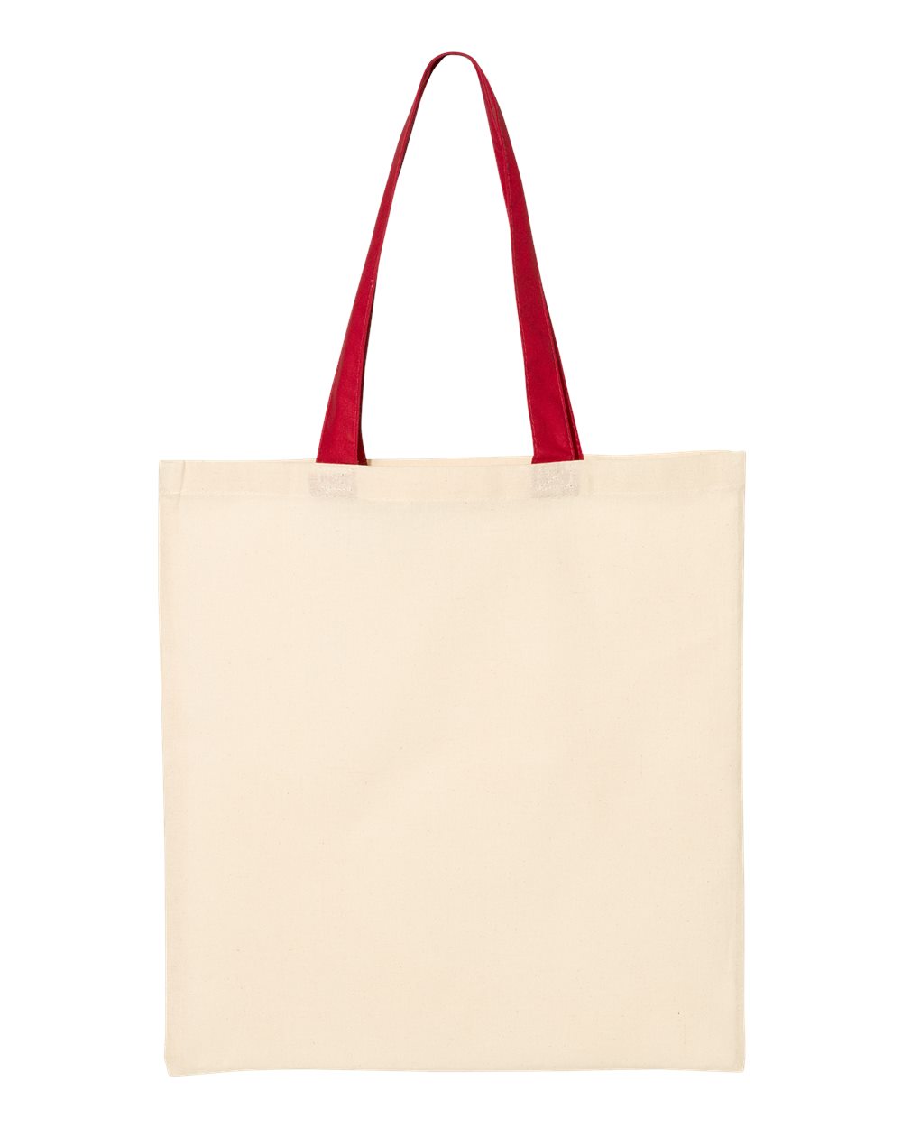 Economical Tote with Contrast-Color Handles - QTB6000