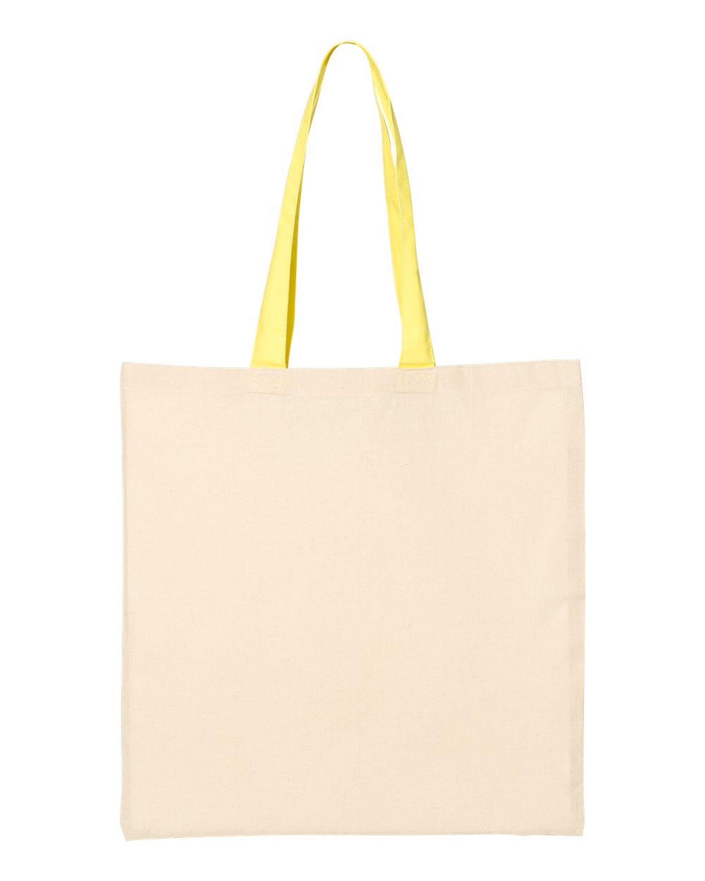 Economical Tote with Contrast-Color Handles - QTB6000